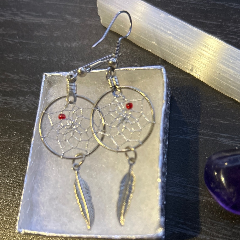 Gorgeous dream catcher earrings